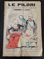 Journal Le Pilori n°84 du 27 novembre 1887 revue satirique caricature Blass