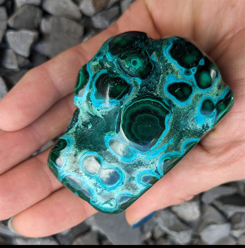 Malachite chrysocolle à - 1,