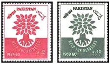 Timbres "Aide aux Réfugiés"