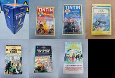 Lot 10 VHS Tintin – Coffret spécial + films & dessins animés