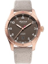 Alpina AL-525BR4S24 Startimer Pilot Automatique Montre Homme 41mm 10ATM