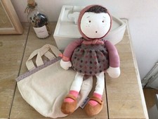 Doudou Poupée robe pois