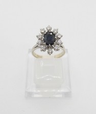 Bague marguerite en or blanc