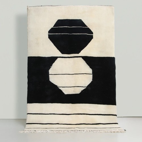 Tapis laine noué - laine,
