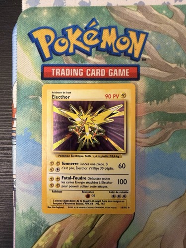 Carte pokémon holo electhor - pokémon,