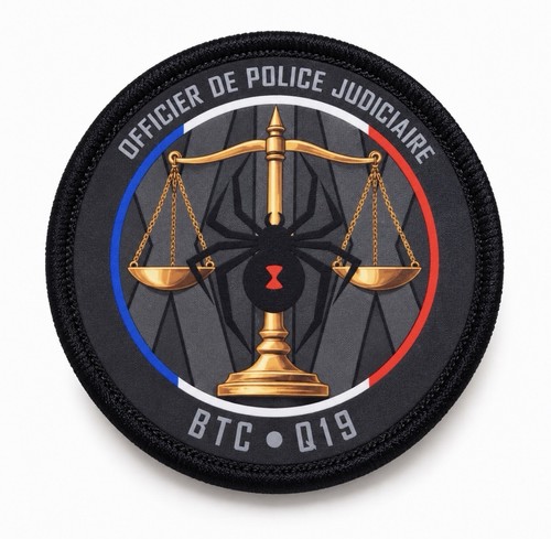 écusson officier police - Écusson,