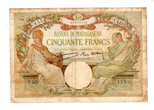 Madagascar  Billet 50 FRANCS