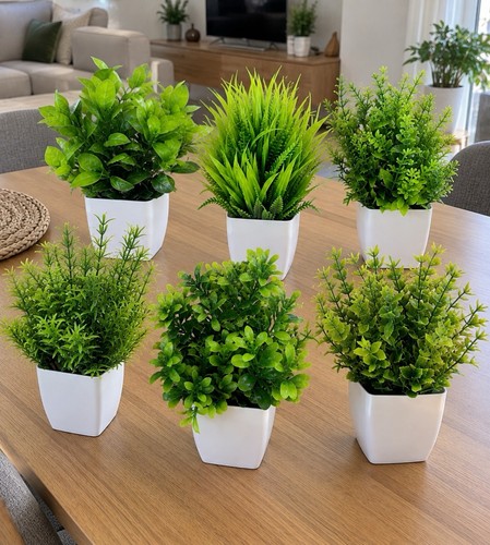 Lot plantes artificielles - 6,