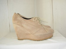 TEXTO Chaussures compensées P.39  Daim beige