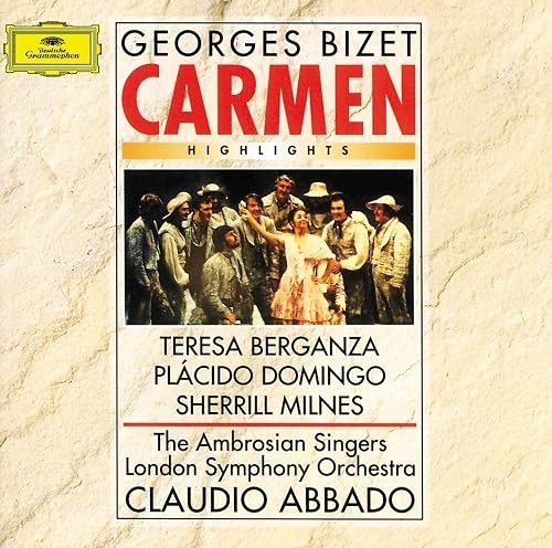 Bizet carmen - bizet, (extraits)