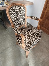 Fauteuil Cabriolet Imprimé Léopard