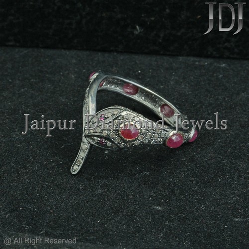Serpent bague naturel pierre - bague,