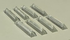 7 porte-couteaux en verre