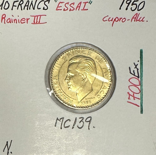 Monaco francs 1950 - -,