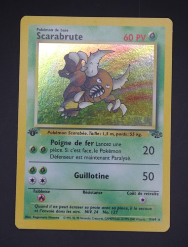 Carte pokemon scarabrute - pokemon, 9-64