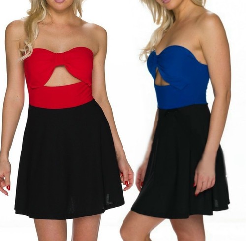 Robe mini bandeau sexy - robe, miss