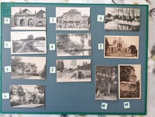 Lot de 11 cartes postales