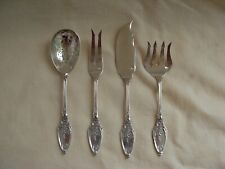 ANTIQUE FRENCH STERLING SILVER DESSERT SERVING SET,LATE 19th CENTURY.