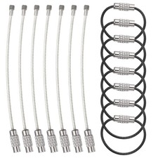 15pcs Anneaux Porte-Cles 3.15"