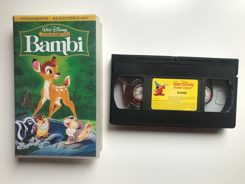 Bambi vhs film tape - vhs,