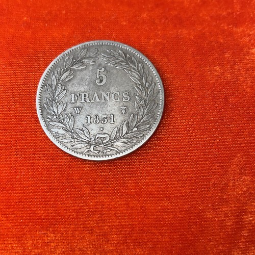 Pièce argent francs louis - francs,