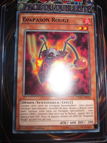 Rare diapason rouge - yu-gi-oh!,
