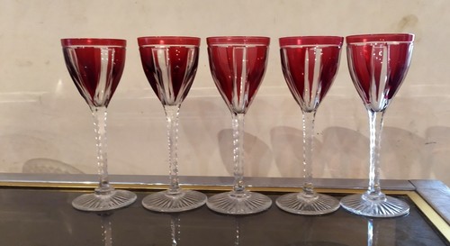 Verres ancien cristal - verres, en