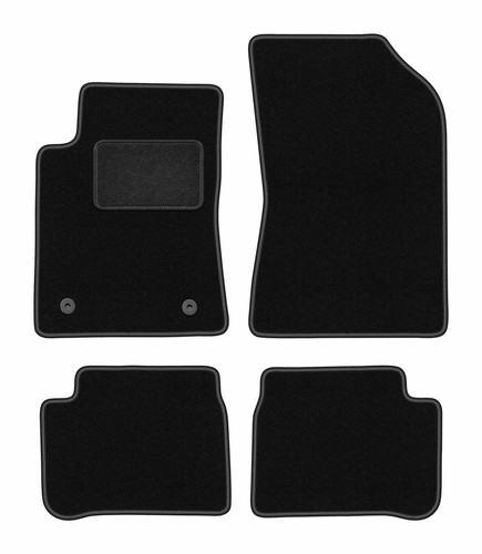 Tapis sol velours noir - velours,