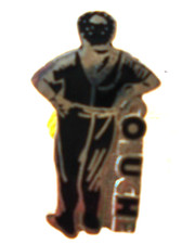 Pin's Pin émail - COLUCHE DE DOS