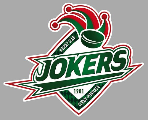 Sticker hockey glace jokers - hockey,