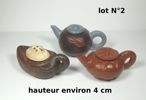 Lot théières miniature - lot,