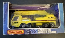 MATCHBOX-LESNEY Super Kings Hercules Mobile Crane K-12 1974