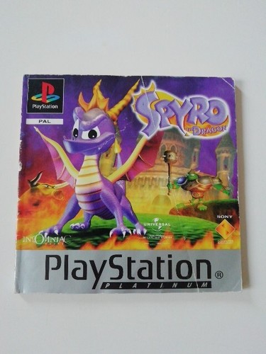Notice seule jeu ps1 spyro - spyro, the