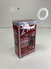 Boîte en métal publicitaire