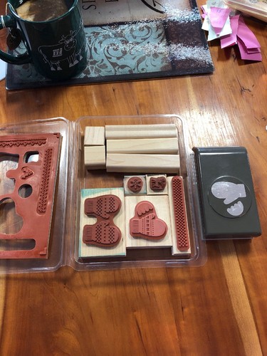 Stampin make mitten stamp - a,