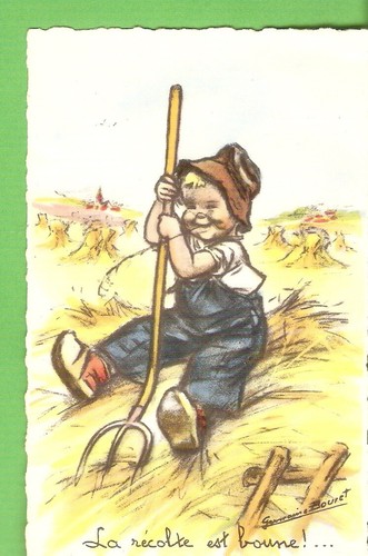 Germaine bouret carte postale - germaine,