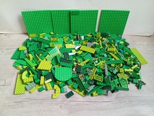 Vert - lot LEGO vrac pieces Vert - 1,1 kilo kg divers univers plaque bloc