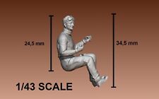 FIGURE 1/43 ENZO FERRARI DRIVING AMALGAME GMP SPARK MINICHAMPS RÉPLIQUES GP