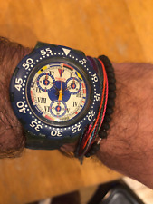 AQUA CHRONO SWATCH 1994  - avec boîte et documents d'achat.