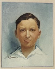 Tableau Ancien Aquarelle -