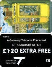 BELLE TELECARTE GUERNESEY /
