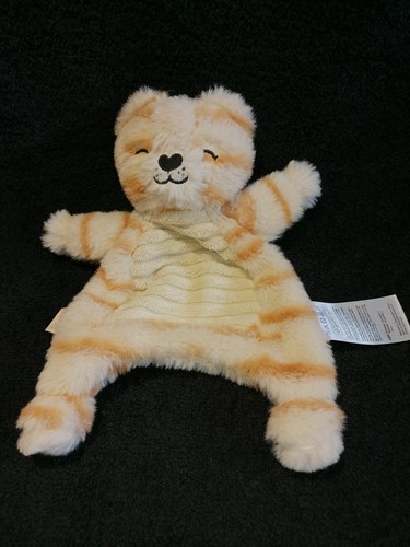 Doudou chat beige marron