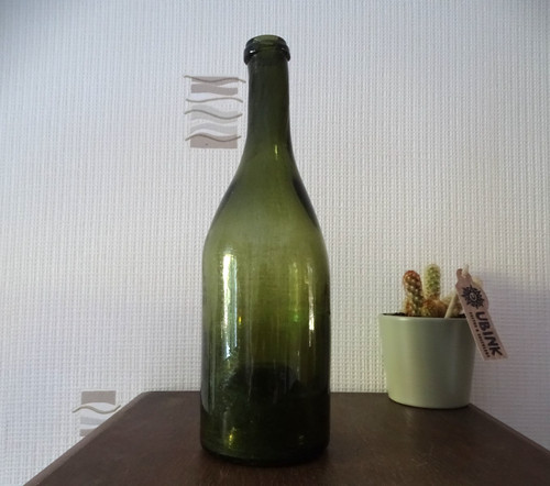 Bouteille verre soufflé - bouteille, en