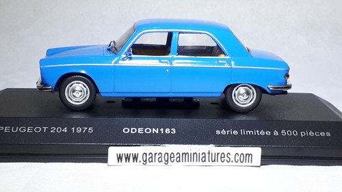 Odeon 204 bleu ocean peugeot - 204,