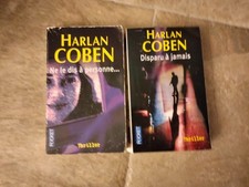 Beau lot de 2 thrillers poche de HARLAN  COBEN, etat correct