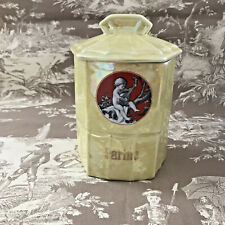 pot farine porcelaine nacré