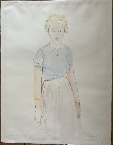Portrait une jeune - portrait, d’une