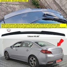 pour Peugeot 508 I 8D 2010-18 Aileron de coffre Becquet Spoiler 126cm universel