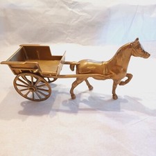 Cheval et charrette vintage