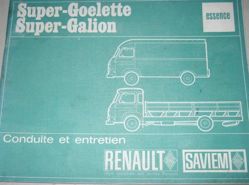 Notice conduite entretien - conduite,